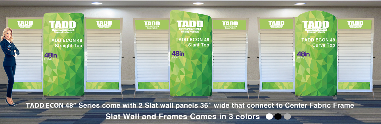 slat wall trade show display booth
