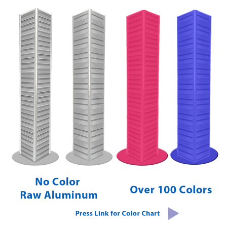 aluminum color tower chart