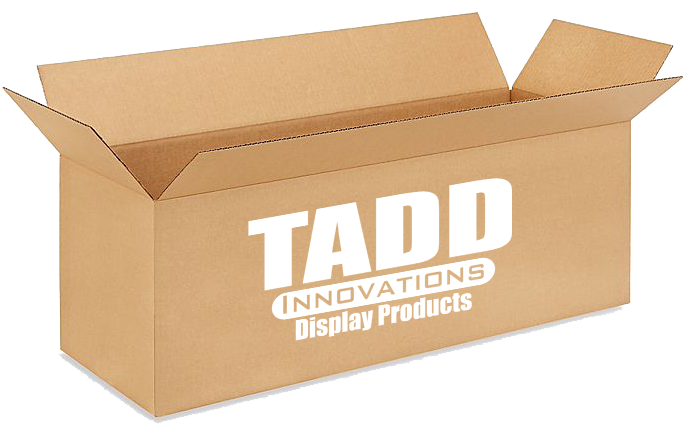 Shipping cases and cardboard boxes for trade show booth