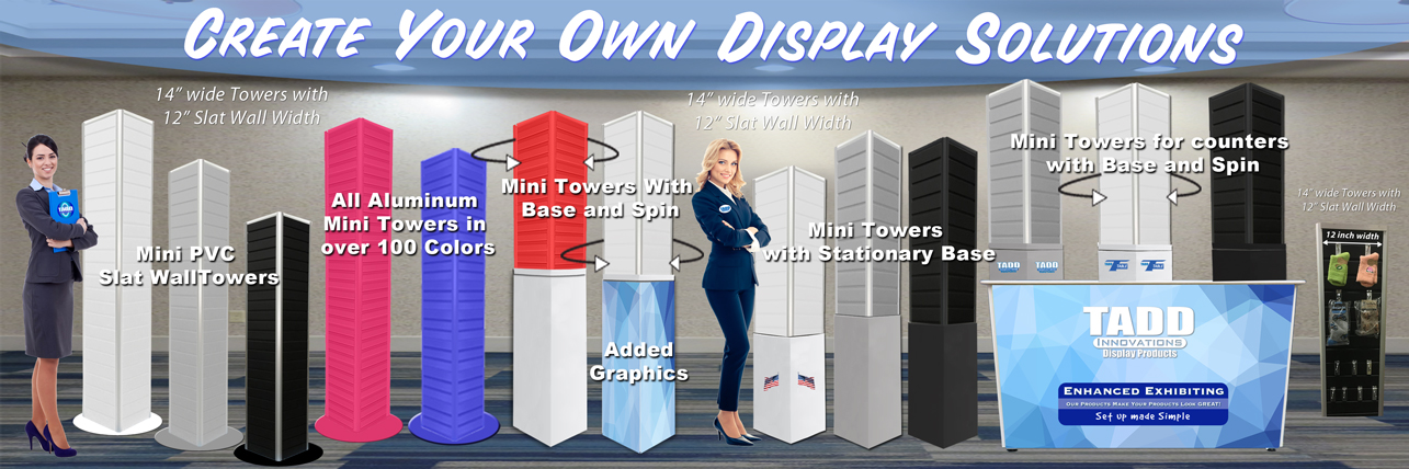 mini towers for retail products