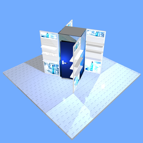 star display island booth