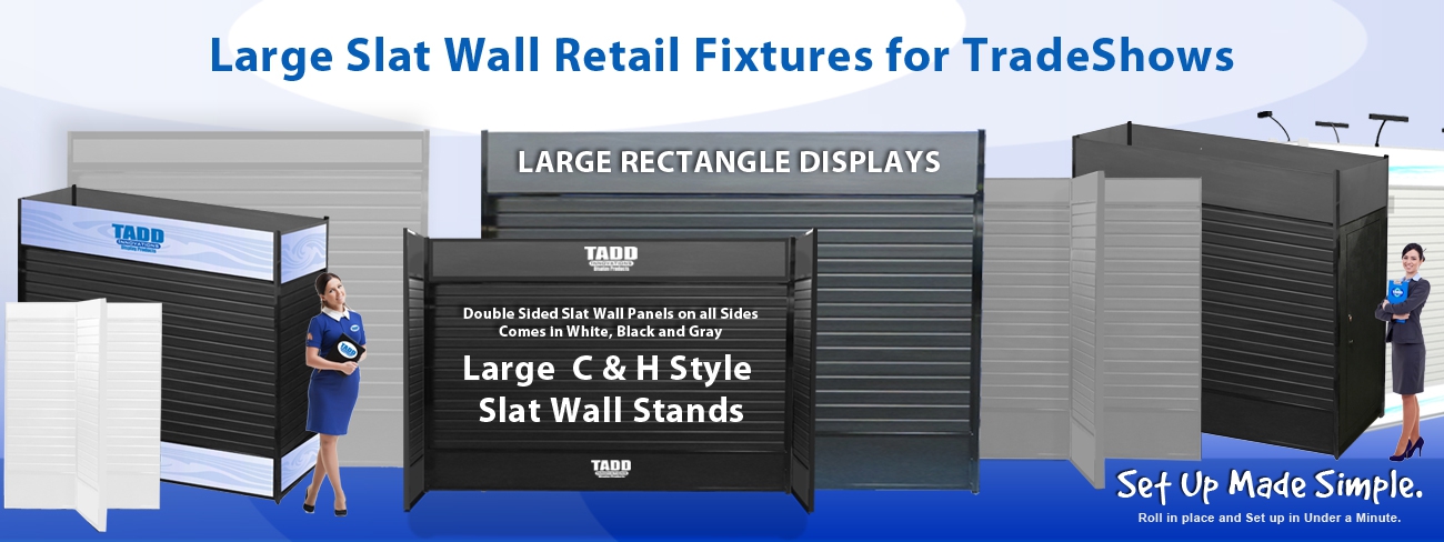 Large Retail Slat Wall Fixtures