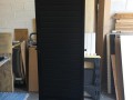 Black Slat Wall Floor Stand 2' x 7' with sign package